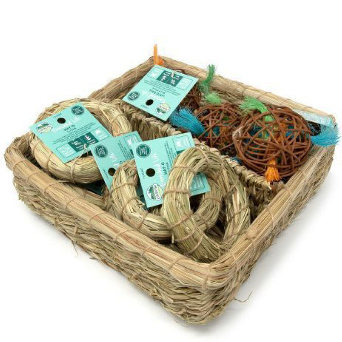 20% OFF: Oxbow Enriched Life Natural Chews Hay-O & Loco Ball Basket