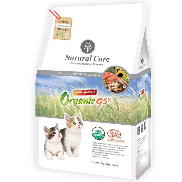 20% OFF: Natural Core Multi-Protein Organic 95% Dry Cat Food