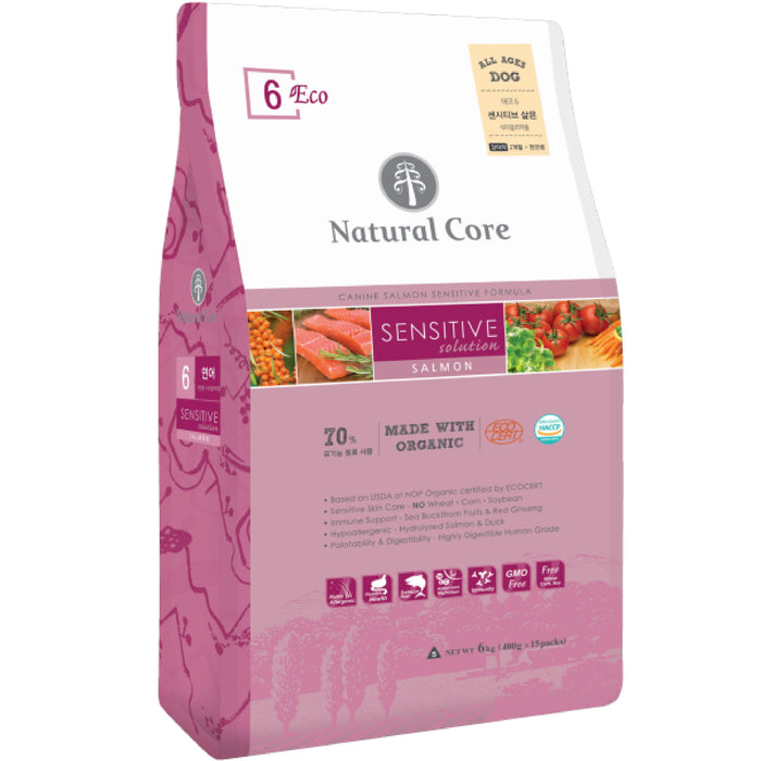 15-20% OFF: Natural Core ECO6 Organic Sensitive Solution Salmon Dry Dog Food