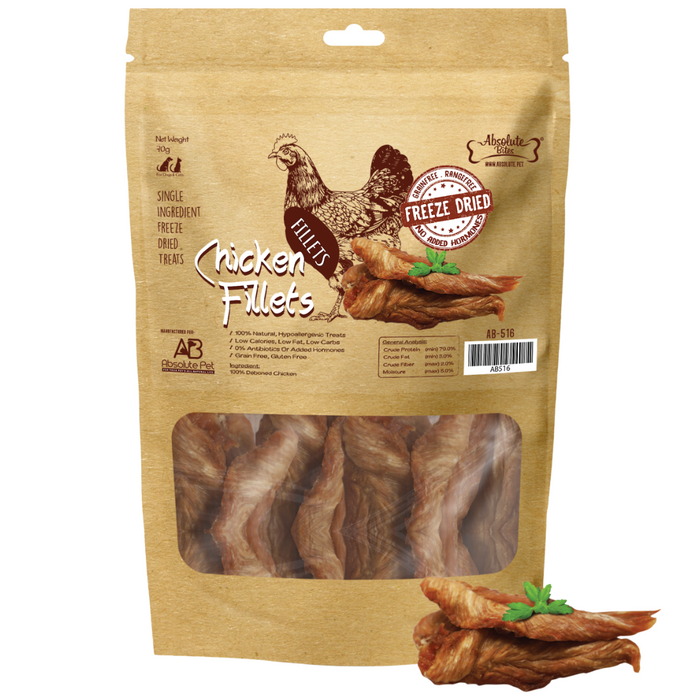 35% OFF: Absolute Bites Freeze Dried Chicken Fillet Treats For Dogs
