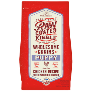 Stella & Chewy's Raw Coated Wholesome Grains Puppy Chicken Recipe with Pumpkin & Quinoa Dry Dog Food
