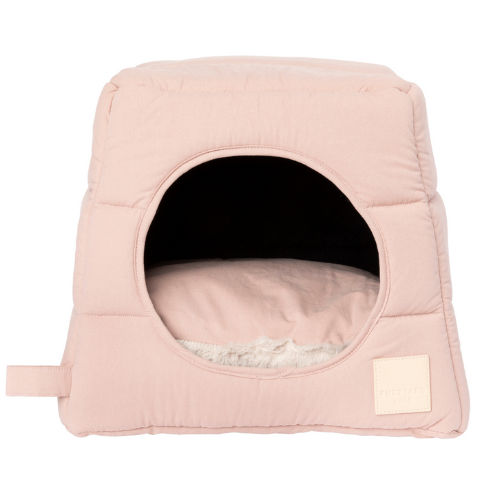 15% OFF: FuzzYard LIFE Soft Blush Cubby Cat Bed