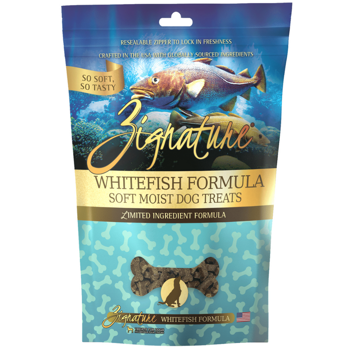 20% OFF: Zignature Limited Ingredient Whitefish Formula Soft Moist Treats For Dogs
