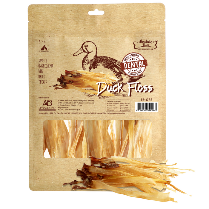 35% OFF: Absolute Bites Air Dried Duck Floss Treats For Dogs