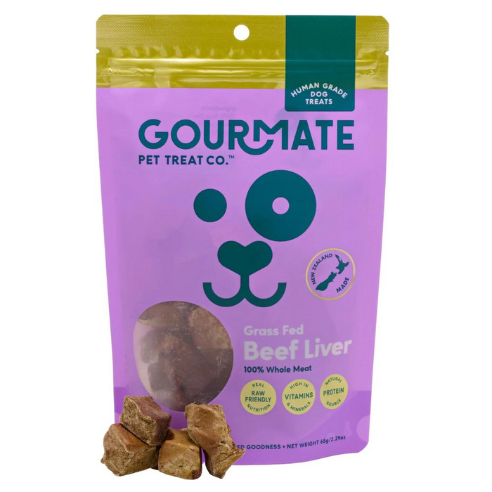 Gourmate Pet Treat Co. Grass Fed Beef Liver Treats For Dogs