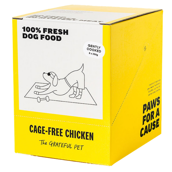 The Grateful Pet Gently Cooked Cage-Free Chicken Dog Food (FROZEN)