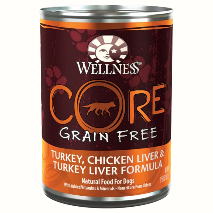 20% OFF: Wellness CORE Grain Free Turkey, Chicken Liver & Turkey Liver Wet Dog Food