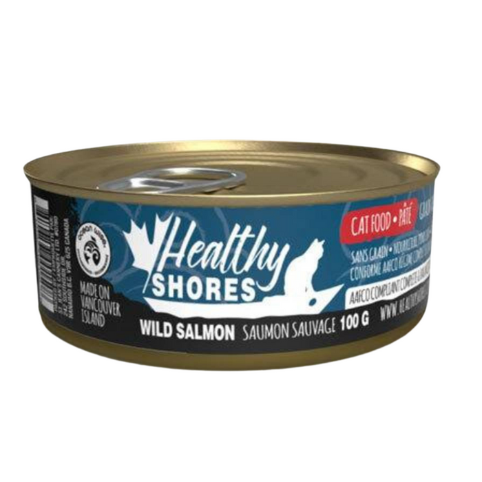 Healthy Shores Premium Pate Wild Salmon Wet Food For Adult Cats