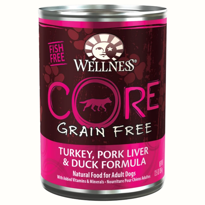 20% OFF: Wellness CORE Grain Free Turkey, Pork Liver & Duck Wet Dog Food