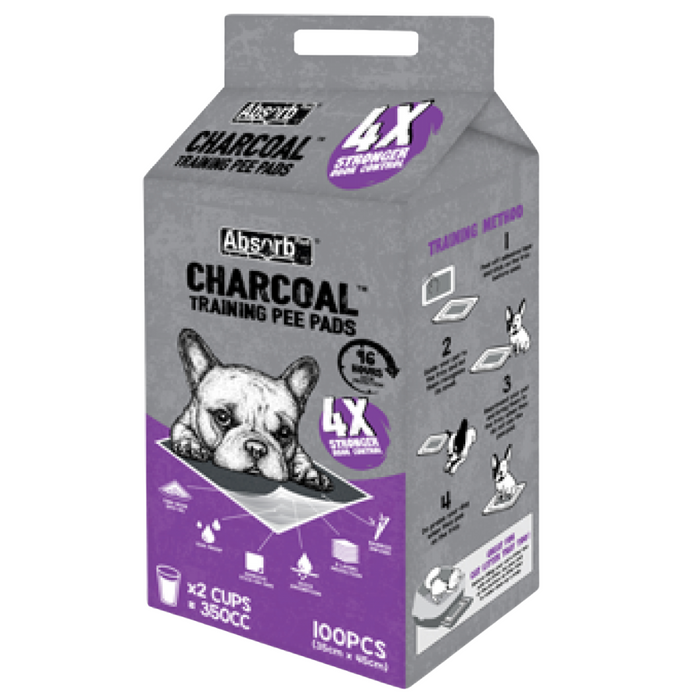 [PAWSOME BUNDLE] 8 FOR $133: Absorb Plus Charcoal Training Pee Pad