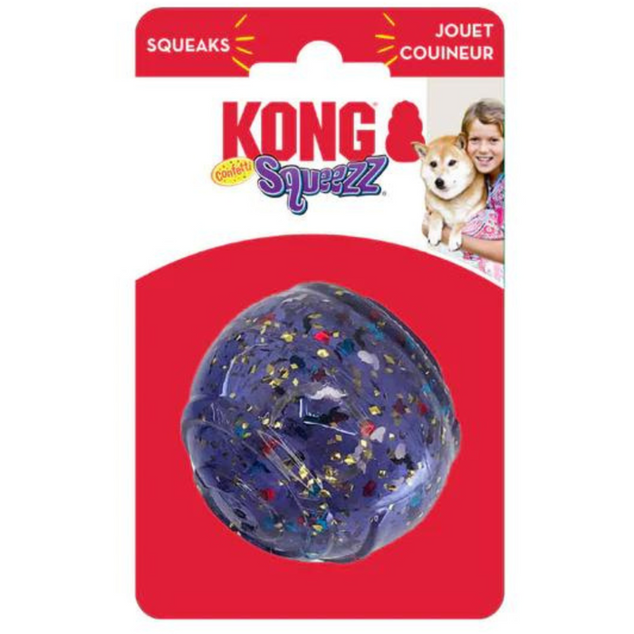 [HALLOWEEN 🎃 👻 ] 20% OFF: Kong® Halloween Medium Squeezz Confetti Ball Dog Toy (Assorted Colour)