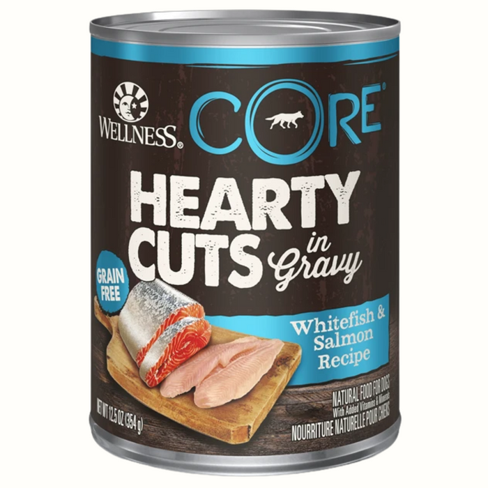 20% OFF: Wellness CORE Hearty Cuts In Gravy Grain Free White Fish & Salmon Wet Dog Food