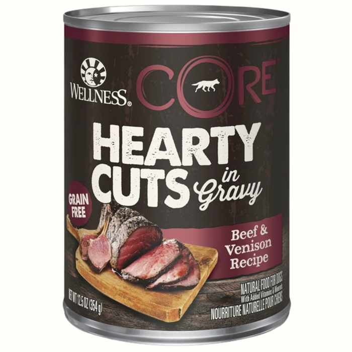 20% OFF: Wellness CORE Hearty Cuts In Gravy Grain Free Beef & Venison Wet Dog Food