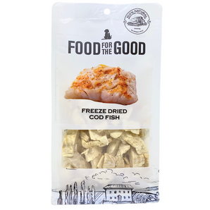 25% OFF: Food For The Good Freeze-Dried Cod Fish Treats For Dogs & Cats