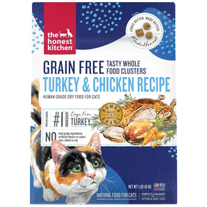 15% OFF: The Honest Kitchen Whole Food Clusters Grain-Free Turkey & Chicken Recipe Cat Food