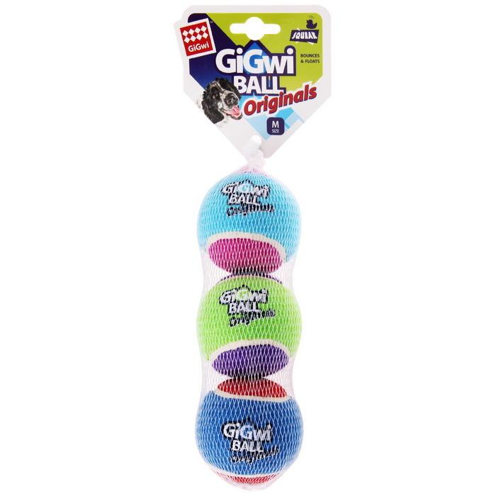 GiGwi Originals Tennis Balls For Dogs (3Pcs)