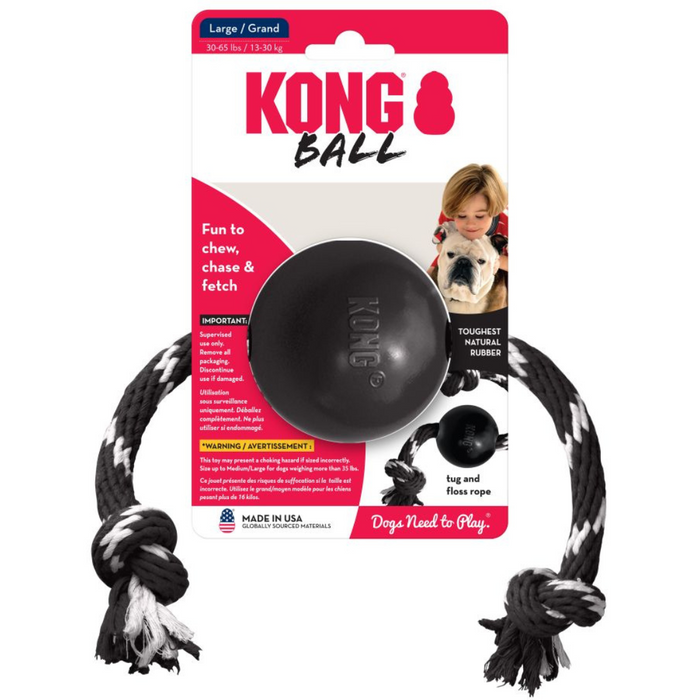 20% OFF: Kong® Extreme Ball With Rope Dog Toy