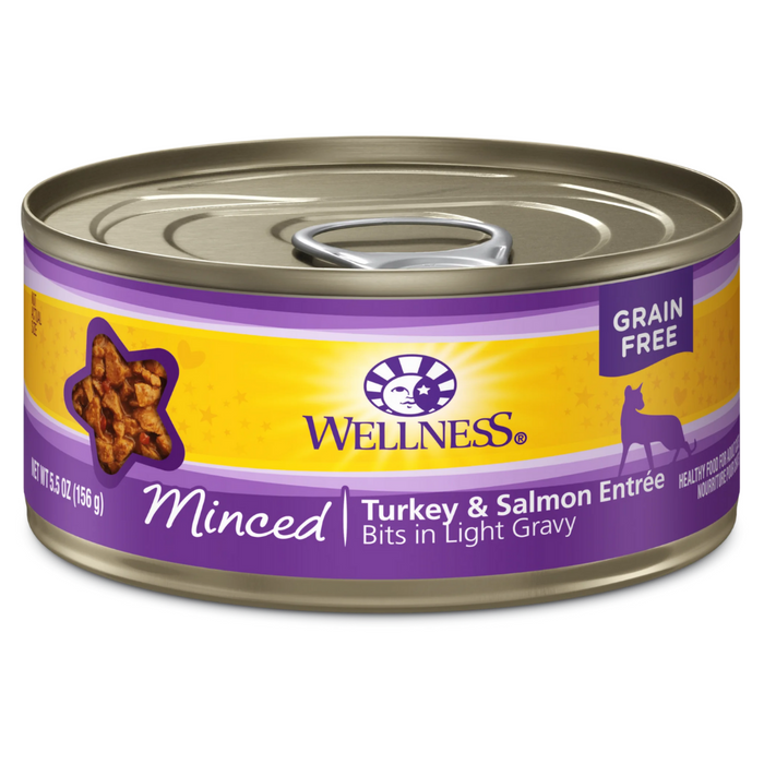 20% OFF: Wellness Complete Health Grain Free Minced Turkey & Salmon Entrée Wet Cat Food
