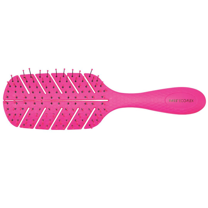 10% OFF: Bass BIO-FLEX Detangling Pink Hair Brush (Assorted Colour)