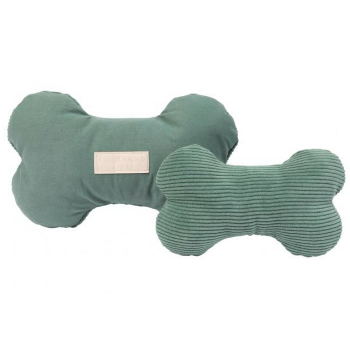 15% OFF: FuzzYard LIFE Myrtle Green Bone Plush Dog Toy