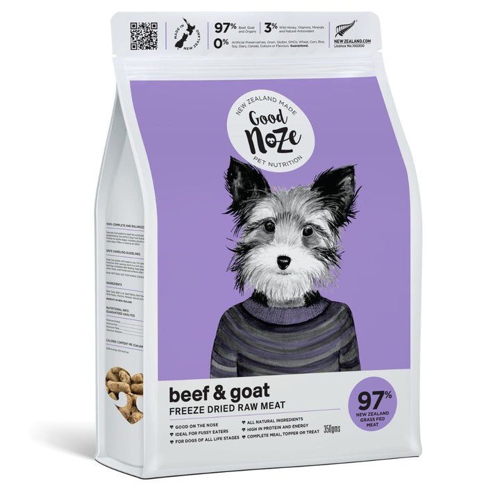 Good Noze Barkley Freeze Dried NZ Beef & Goat Dog Food