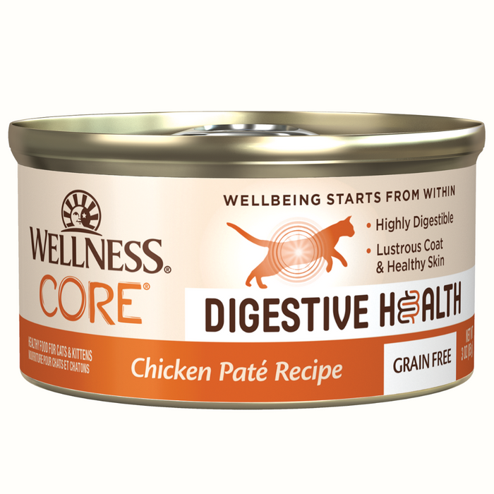 20% OFF: Wellness CORE Digestive Health Chicken Paté Recipe Wet Cat Food