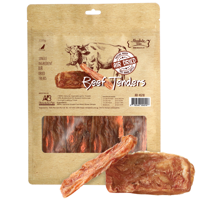 35% OFF: Absolute Bites Air Dried Beef Tenders Treats For Dogs