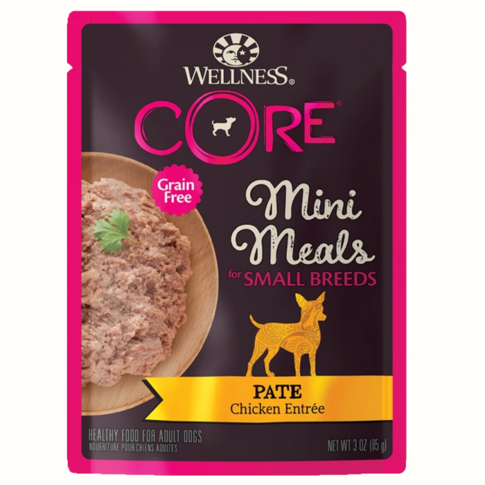 20% OFF: Wellness CORE Mini Meals For Small Breeds  Grain Free Pâté Chicken Entrée Wet Dog Food