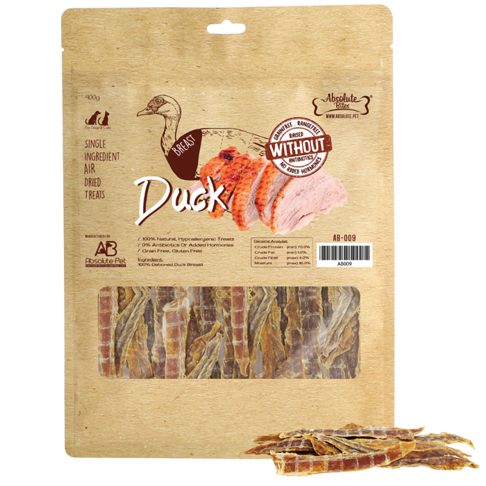 35% OFF: Absolute Bites Air Dried Duck Breast Treats For Dogs