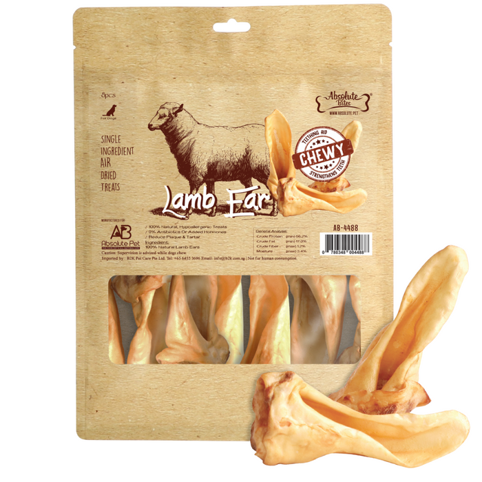 35% OFF: Absolute Bites Air Dried Lamb Ears Treats For Dogs