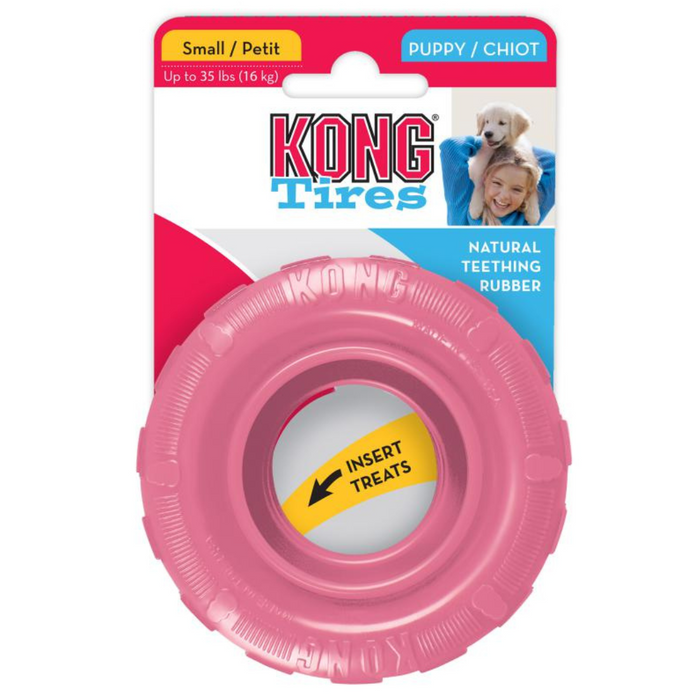 20% OFF: Kong® Puppy Tires Dog Toy (Assorted Colour)