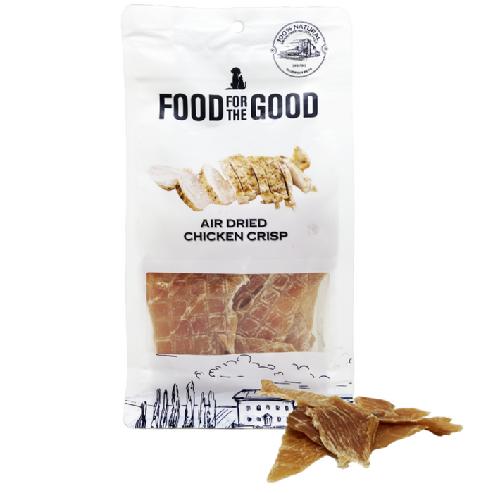 25% OFF: Food For The Good Air Dried Chicken Crisp Treats For Dogs & Cats