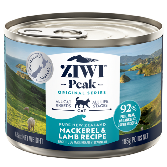 20% OFF: Ziwi Peak Mackerel & Lamb Recipe Wet Cat Food (12 Cans / 6 Cans)