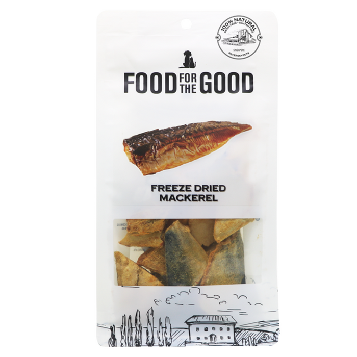 25% OFF: Food For The Good Freeze Dried Mackerel Treats For Dogs & Cats
