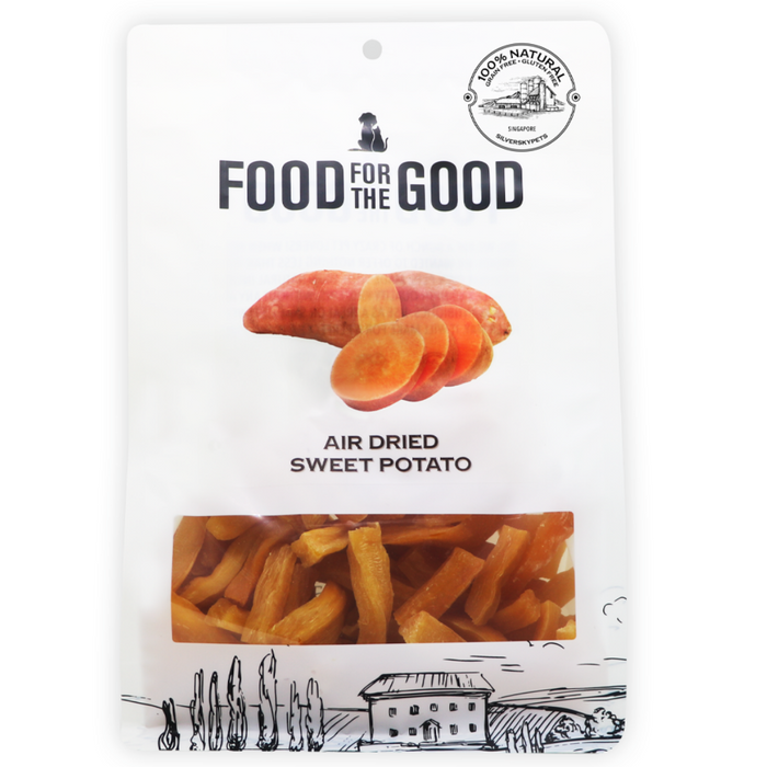 25% OFF: Food For The Good Air Dried Sweet Potato Treats For Dogs & Cats