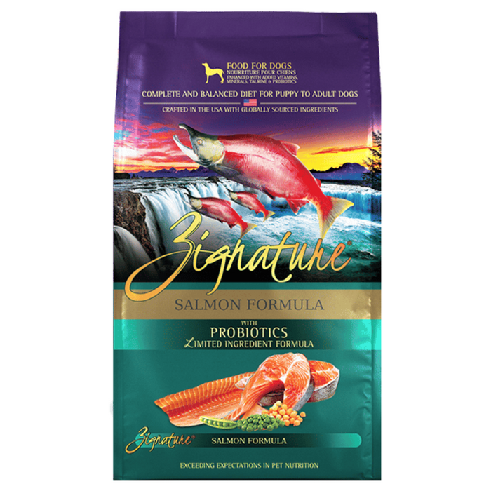 20% OFF: Zignature Original Limited Ingredients Salmon Formula With Probiotics Dry Dog Food