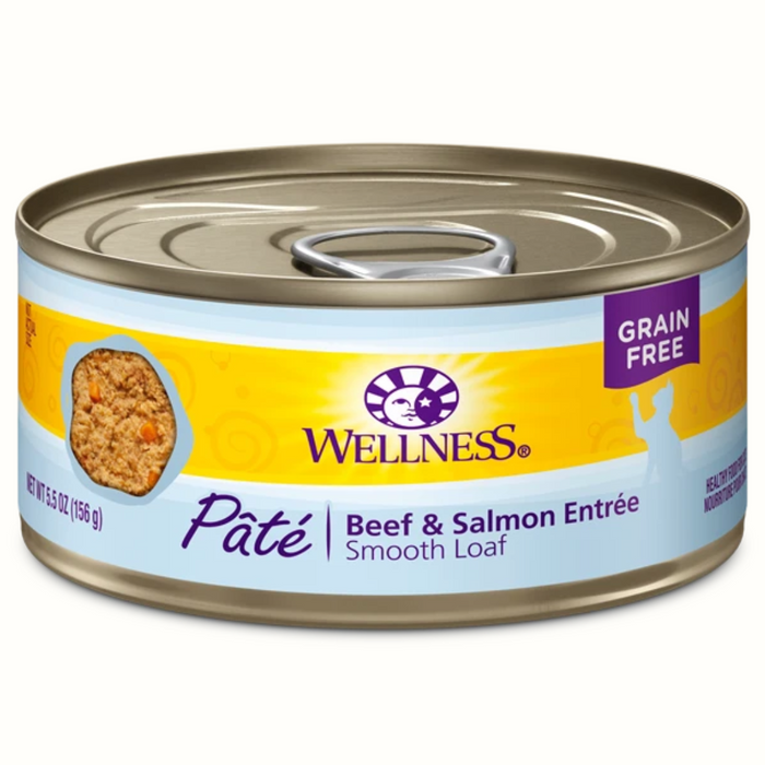 20% OFF: Wellness Complete Health Pâté Grain Free Beef & Salmon Wet Cat Food