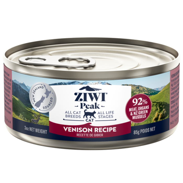 20% OFF: Ziwi Peak Venison Recipe Wet Cat Food (12 Cans / 6 Cans)