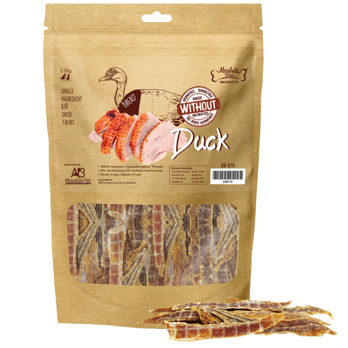 35% OFF: Absolute Bites Air Dried Duck Breast Treats For Dogs