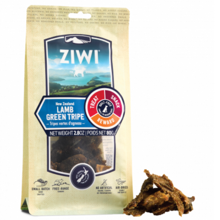20% OFF: Ziwi Peak Air Dried Free Range Lamb Green Tripe Dog Treats