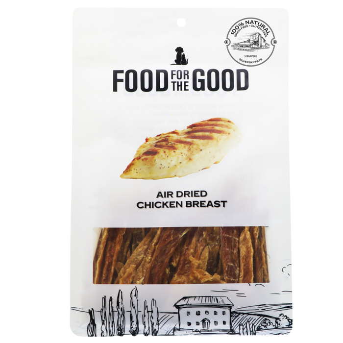 25% OFF: Food For The Good Air Dried Chicken Breast Treats For Dogs & Cats