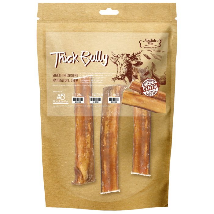 30% OFF: Absolute Bites Medium Thick Bully Chews For Dogs