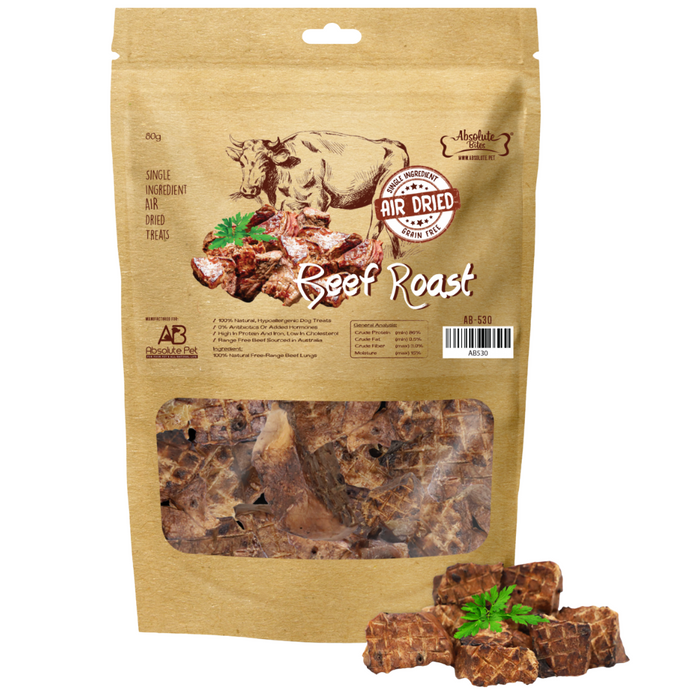35% OFF: Absolute Bites Air Dried Beef Roast Treats For Dogs