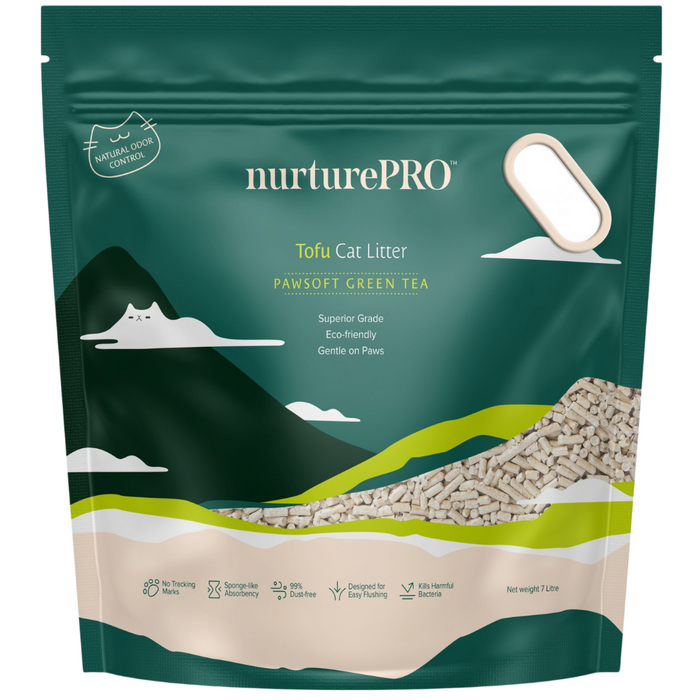 20% OFF: Nurture Pro Pawsoft Green Tea Tofu Cat Litter