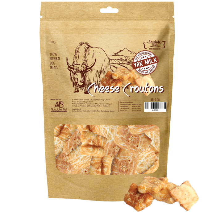 35% OFF: Absolute Bites Himalayan Yak Cheese Croutons Treats For Dogs
