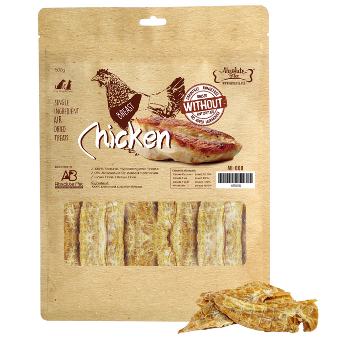 35% OFF: Absolute Bites Air Dried Chicken Breast Treats For Dogs