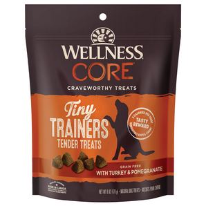 20% OFF: Wellness CORE Grain-Free Tiny Trainers Turkey & Pomegranate Tender Treats