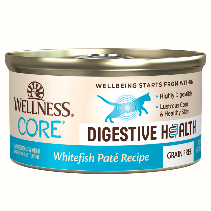 20% OFF: Wellness CORE Digestive Health Whitefish Paté Recipe Wet Cat Food
