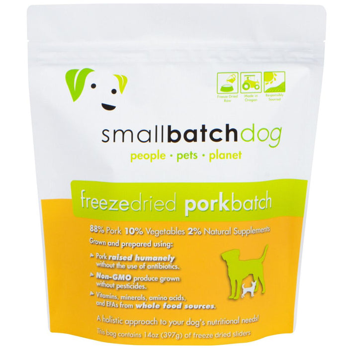 10% OFF: Small Batch Freeze Dried Pork Sliders For Dogs