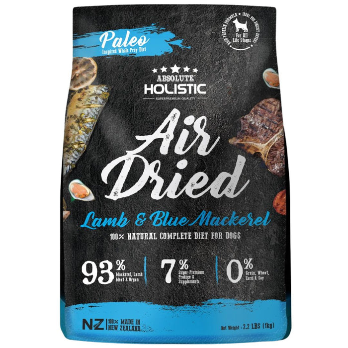 [PAWSOME BUNDLE] 2 FOR $119.90: Absolute Holistic Air Dried Food For Dogs (1kg)